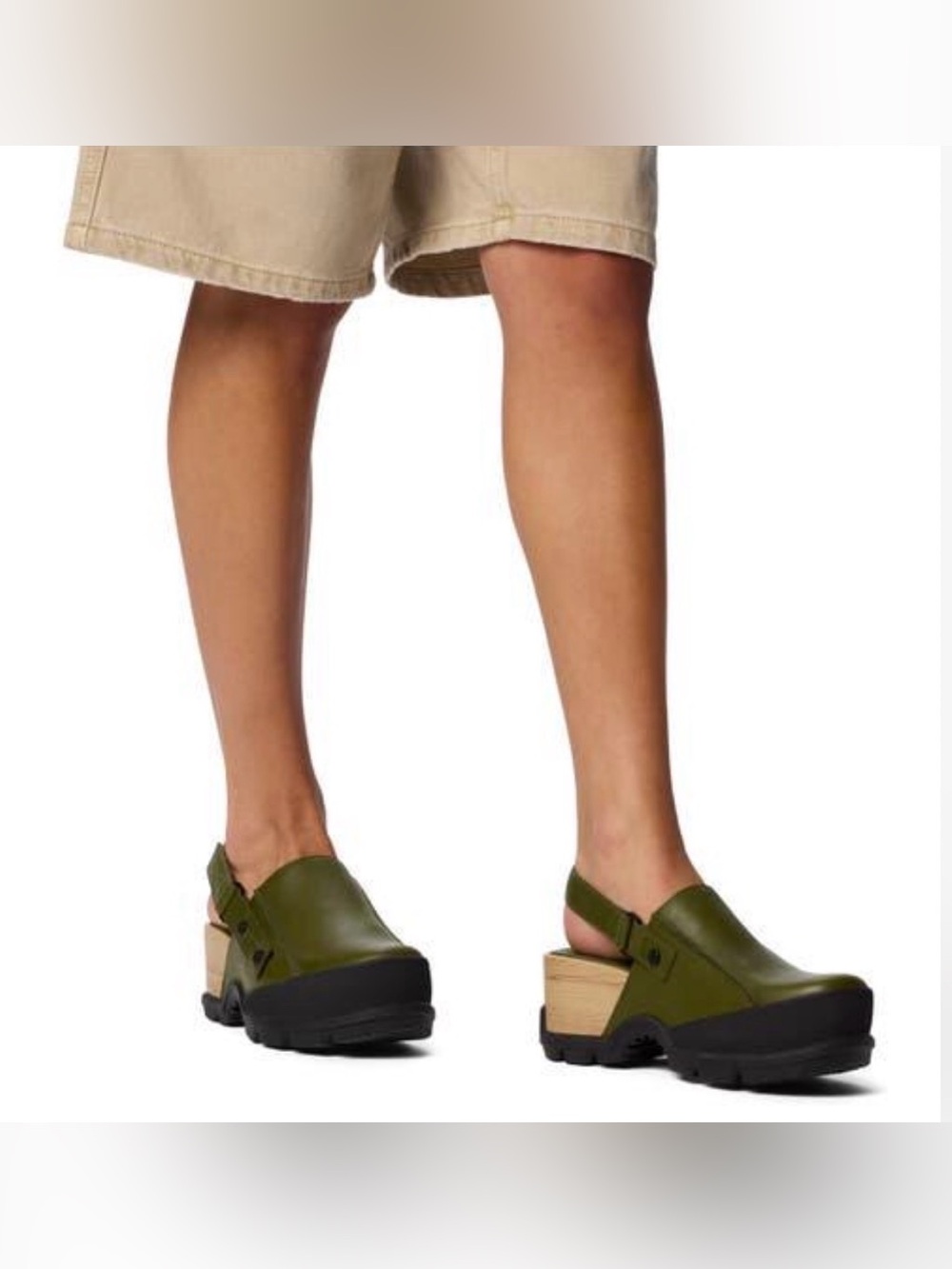 Sorel Roam'N Clog™ Rbr Utility Green & Black Sz 12 with Box - Picture 4 of 13